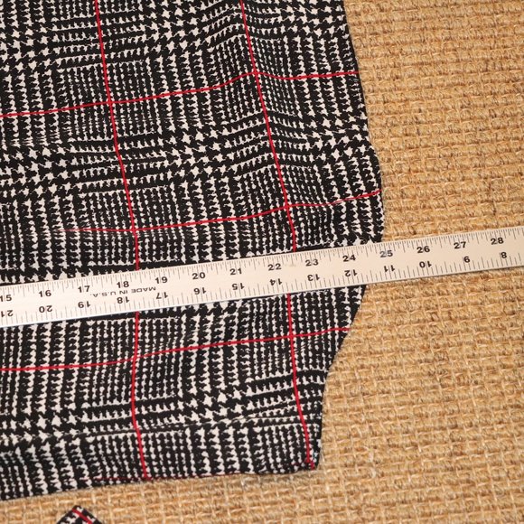 Talbots Plaid On/Off the Shoulder Blouse - Picture 7 of 9